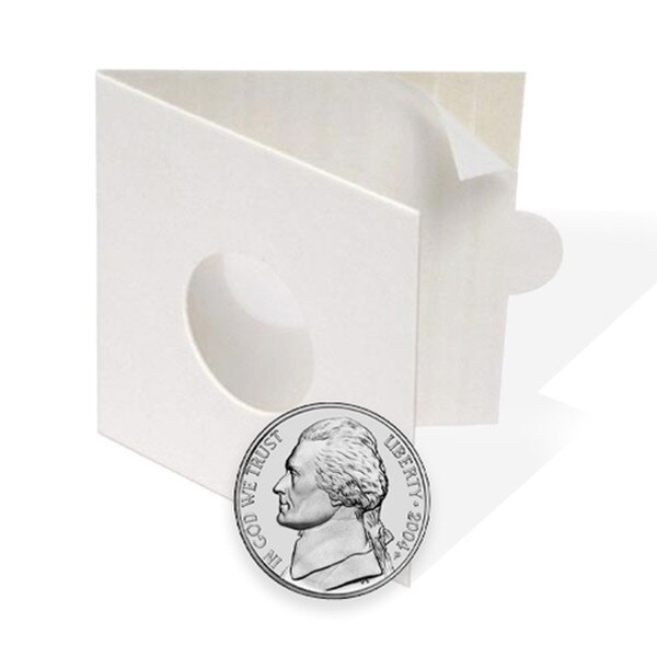 Self-Adhesive Coin Flips - 100 Per